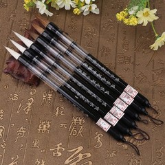 6pcs Piston Fill Chinese Water Brush Pen For Practicing Calligraphy