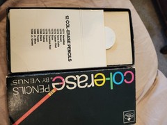 1 Boxes ~ Vintage Col-erase Pencils Venus No. 1200-12 Color Sets