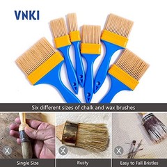 Chalk & Wax Paint Brush for Furniture – 6PCS Set Paint Brushes for 6 PCS