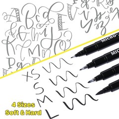 Hand Lettering Pens, Calligraphy Brush Pens Art Markers for Beginners Writing…