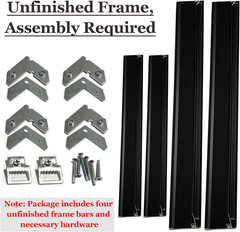 Floater Frame for 24X48 Canvas Paintings, 1.5” Deep DIY Metal Canvas Floating Fr