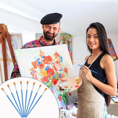 60 Pinceles De Pintura Acrílica Para Acuarela, Lienzo, Pintura Facial.