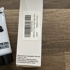 MEICOLY White Cream Face Body Paint,2.37Oz Large Tube Light Grey/ 4