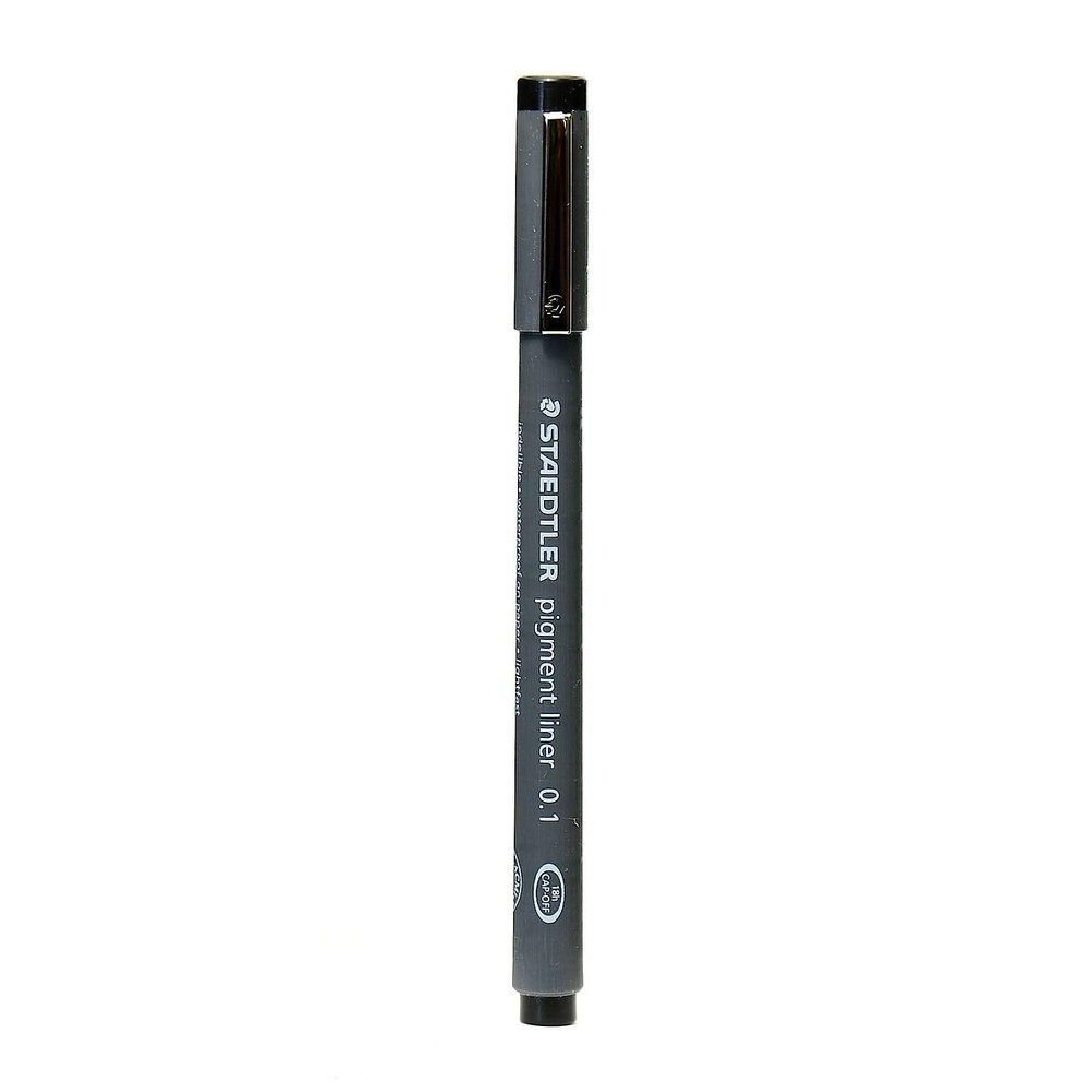 Pigment Liner 0.1 mm Black Pack of 5 60479-PK5 Drawing Sketching Pen