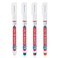 4Pc Long Nib Head Permanent Marker 20mm Deep Hole Waterproof Graffiti Pen