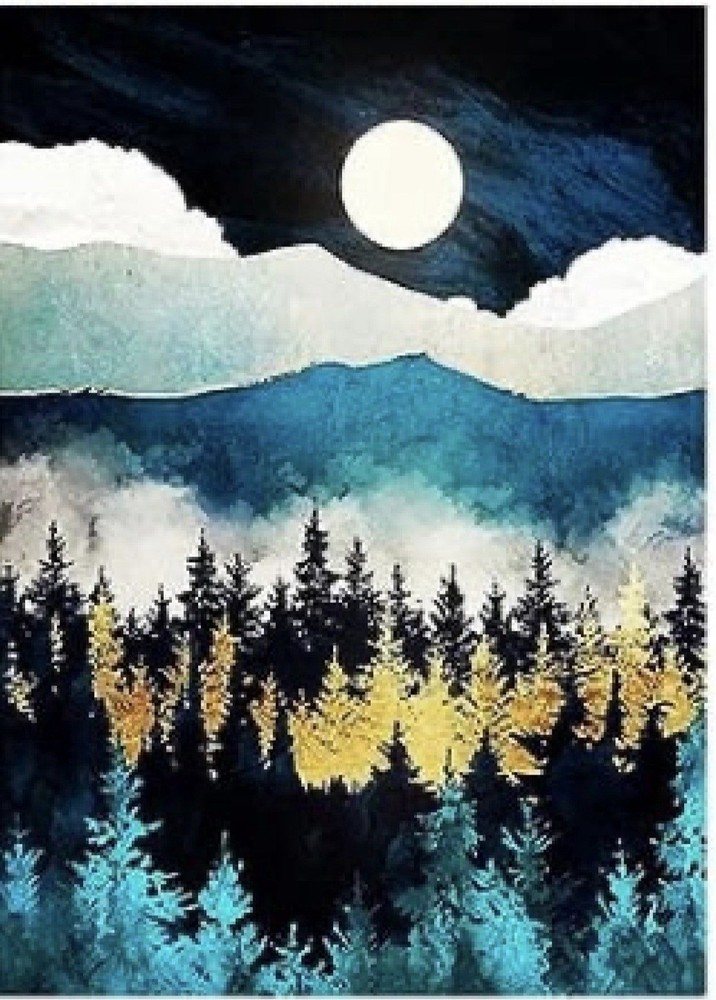 ZC034 Diamond Painting Kits Dark Night
