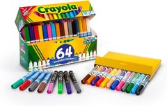 64pcs Broad Line Marker Set