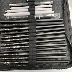 H B 72PCS Drawing Supplies Sketching Set,Art Kit include Drawing Colored