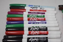 Lot of 79 Expo Low Odor Fine TIp Ultra Fine Tip Various Colors Back to School