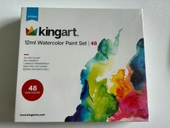 King Art Studio 12ml Water Color Paint Set | 48 New.