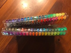 KINGART 80 Count Glitter Gel Pens Assorted Colors Smooth Writing Precision