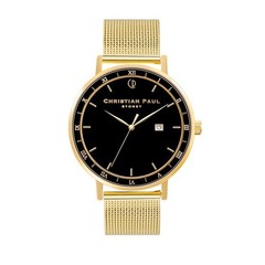 Christian Paul Alpha A005YGM 43mm Watch, 5ATM, 2-Year Warranty
