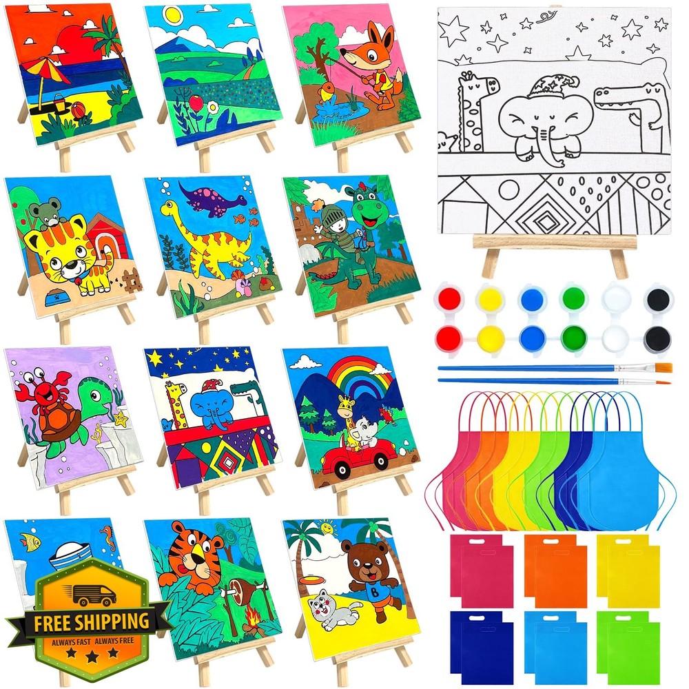 SytuHete classic canvas paint art easel set