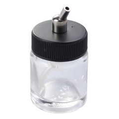 1 Pc Airbrush Bottle Set – 2 Glass Paint Pot Bottles with Caps