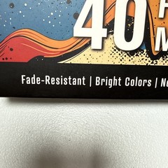 Pagather 40 Fabric Markers Fade Resistant Non Toxic Quick Dry Multi-surface New