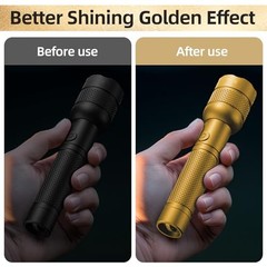 3 Pack Dual Tip Liquid Gold Chrome Markers, Permanent Shiny Gold Marker 3 Gold