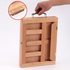 Art Supply Wood Artist Tool Box Easel Storage Drawer Painting Drawing Craft