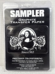 Mona Lisa SAMPLER Graphite Transfer Paper 1ea 9”x12” Red Blue Yellow White Black