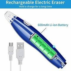AFMAT Electric Eraser, 140 Eraser Refills, Electric Assorted Number of Itemss