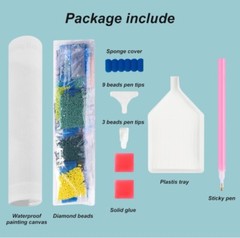 Stitch Surfing Diamond Painting Craft Kit-5.9×7.9”. Supplies included