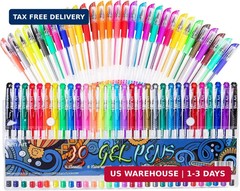 Aen Art Gel Pens for Adult Coloring Books, 30 Colors Fine Point Gel Marker Pen w