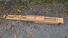 TWO (2X) Vintage Windsor & Newton Artist Adjustable Solid Beech Easels EXCELLENT