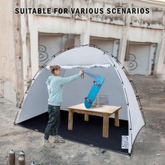 Portable Paint Booth Tent, Siebwin Large 8(L) x6(W) x6(H) ft Spray Paint Tent…