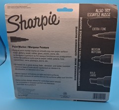 Sharpie Oil-Based Paint Markers Fine Point Assorted Colors 8 Pack