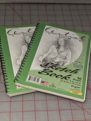 Lot of 2 – Artist Line Sketch Book medium weight 600 Series – E