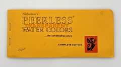 Nicholson’s Peerless Transparent Water Colors 2002 pigment leaves booklet artist