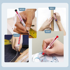 10 PCS Long Head Deep Hole Marker Pens,20mm Long Nib Marker, Longs Nose Markers,