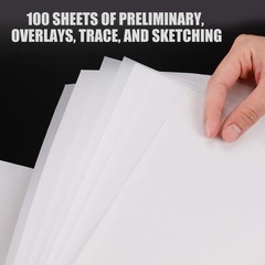Artist Tracing Paper Pad 9×12 Bachmore 75 Sheets Translucent Sketch Paper NEW