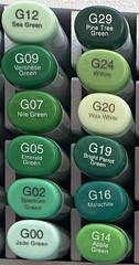 NEW ~Sketch Markers Copic various Blue ~”B” ~ “BG” ~ “BV” Tested before Shipping