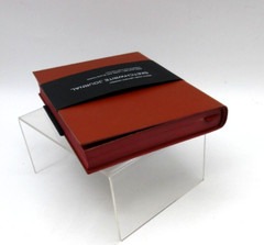 Sketch Write Sketchbook and Journal Leather Cover 4X6″ Graphic Image Terracotta