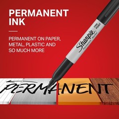 Assorted 8-Count Permanent Markers with Fine Point – Quick-Dry & Water-Resistant