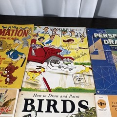 Walter T. Foster Cartooning Drawing/Sketching Art Instruction Book Lot