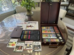 ROYAL & LANGNICKEL ESSENTIALS ALL MEDIA ART SET PAINTS PENCILS EASEL