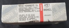Maimeri Oil Color Paint 3 Tubes Permanent Red Light 251 337 Breraoil 5.25 oz ea.