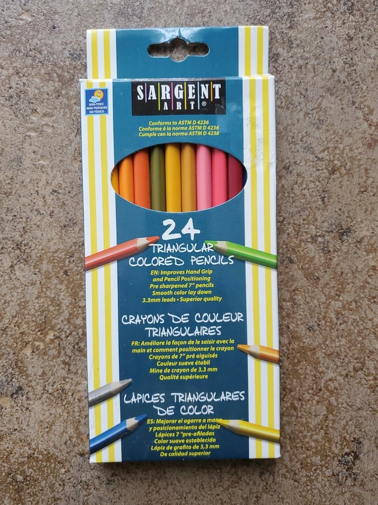 Sargent Art Inc. – Sargent Triangular Pencil – 24 Count