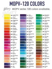 2022 MUNGYO GALLERY ARTISTS SOFT OIL PASTEL MOPV-120P 120 Color