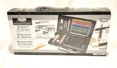 New Royal & Langnickel 32 pc Sketching & Drawing Beginner Art Set – NWT