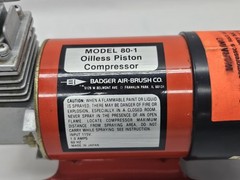 Badger Model 80-1 Oilless Piston Compressor