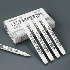 White Paint Marker Pens 3PCS Waterproof Permanent Pen for Metal Wood Glass