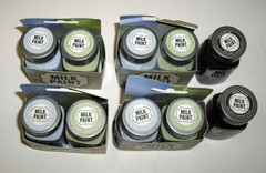 NEW Lot 10 American Crafts Milk Paint 400409 Baby Blue Sage Green Black 1.10 Jar