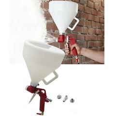 Air Hopper Spray Paint Gun 1.5 Gallon Texture Wall Painting Sprayer W/ 3 Nozzle