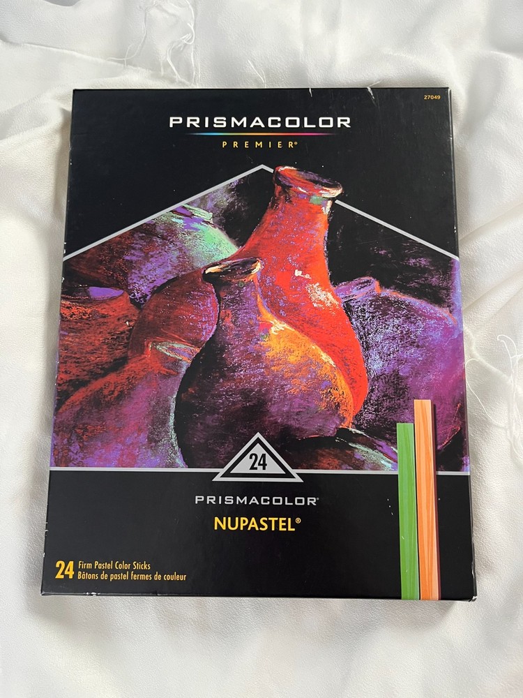 NEW Prismacolor Premier NUPASTEL 24 Firm Pastel Color Sticks Box Opened Ununsed