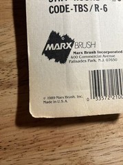 Vintage 1989 Marx Paint Brush Stuff Round #6- Brand New!!