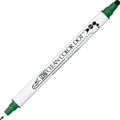 Kuretake TC-6100/6V Water-Based Pen ZIG Clean Color Dot 6 Colors red