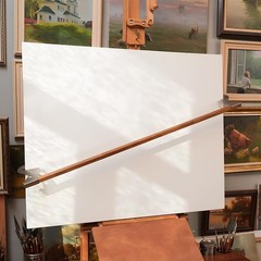 Adjustable Easel Hand Rest Support Bar, Artist Hand Support Bridge Metal Wrist