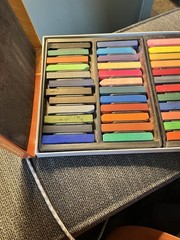 Blick 24 stick Square Assorted colors Art Pastel Sticks